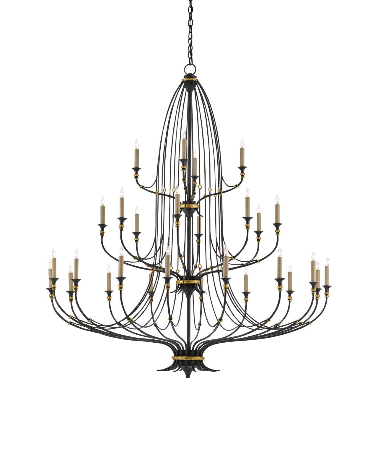 Folgate Grande Black Chandelier